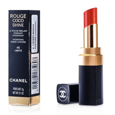 chanel rouge coco liberte 46|Chanel Liberte Rouge Coco Shine Hydrating Sheer Lipshine.